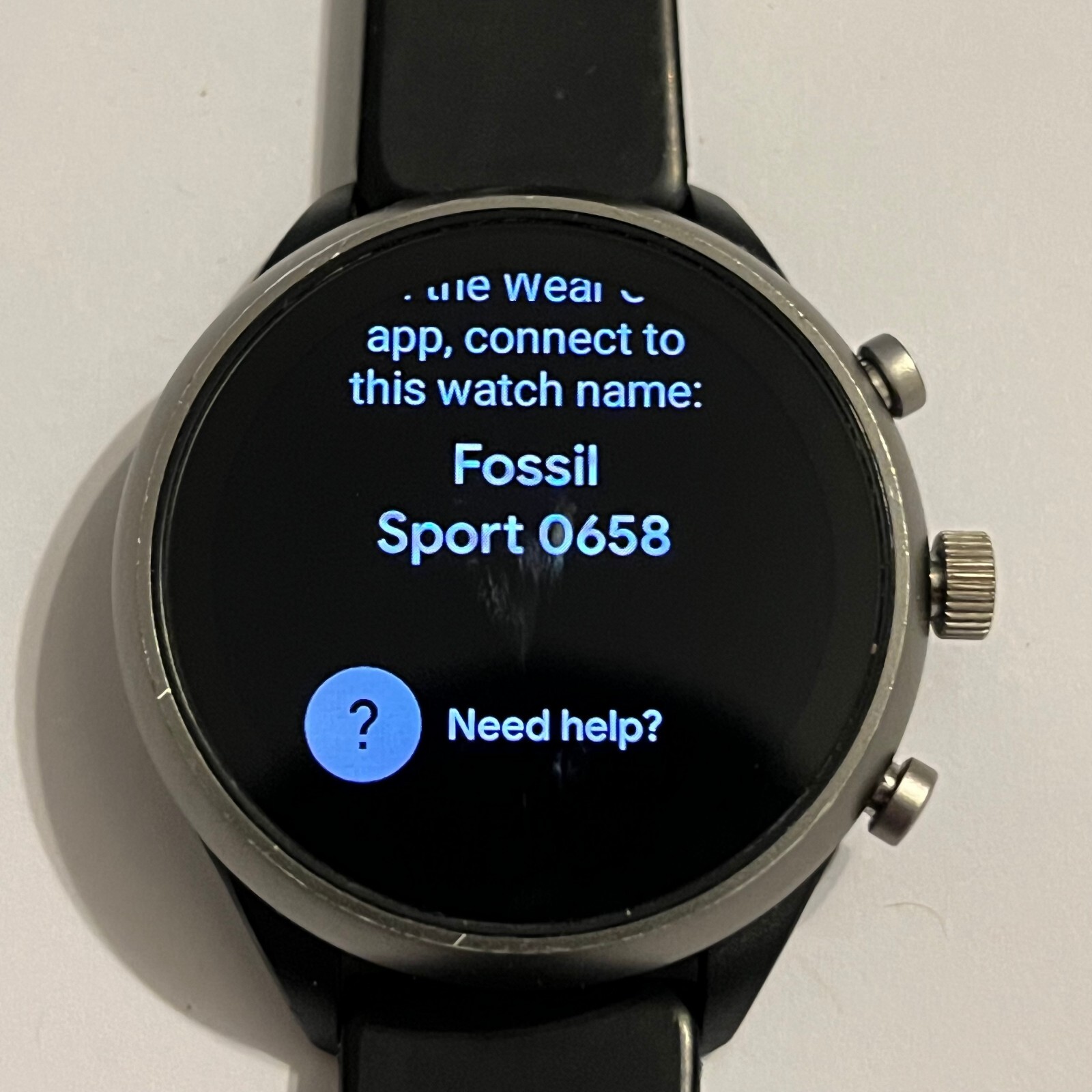 Fossil Q Gen 4 Sport – 41mm Smart Watch Black DW9F1 FTW6024