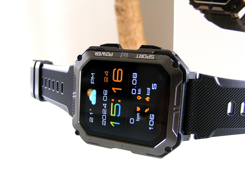 C20 PRO Black IP68 Smartwatch (Indestructible, original)