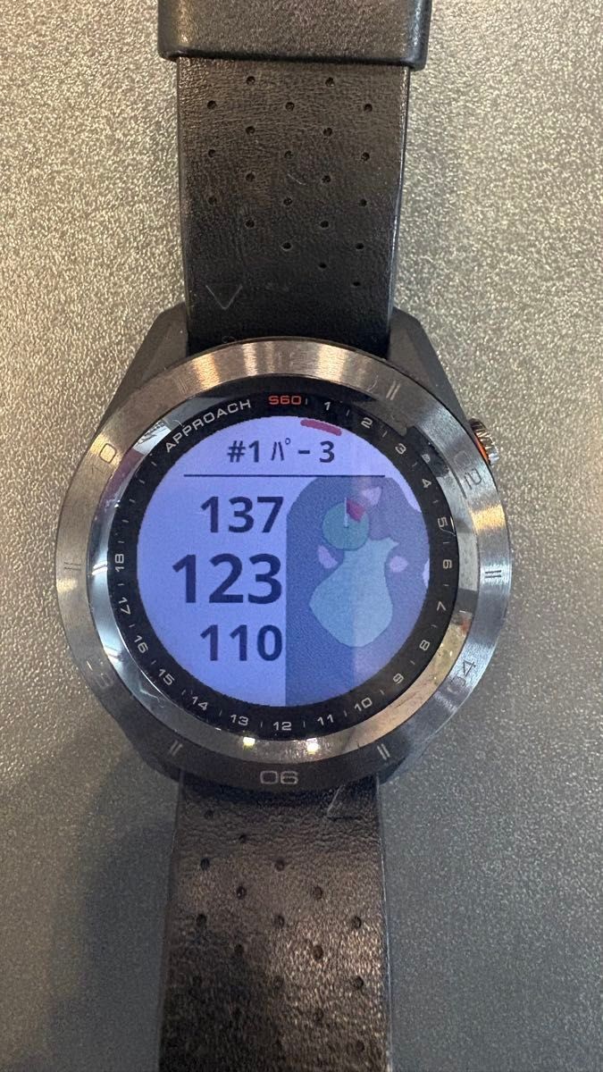 GARMIN Approach S60 Premium Golf GPS Watch 1.2in Touchscreen Used