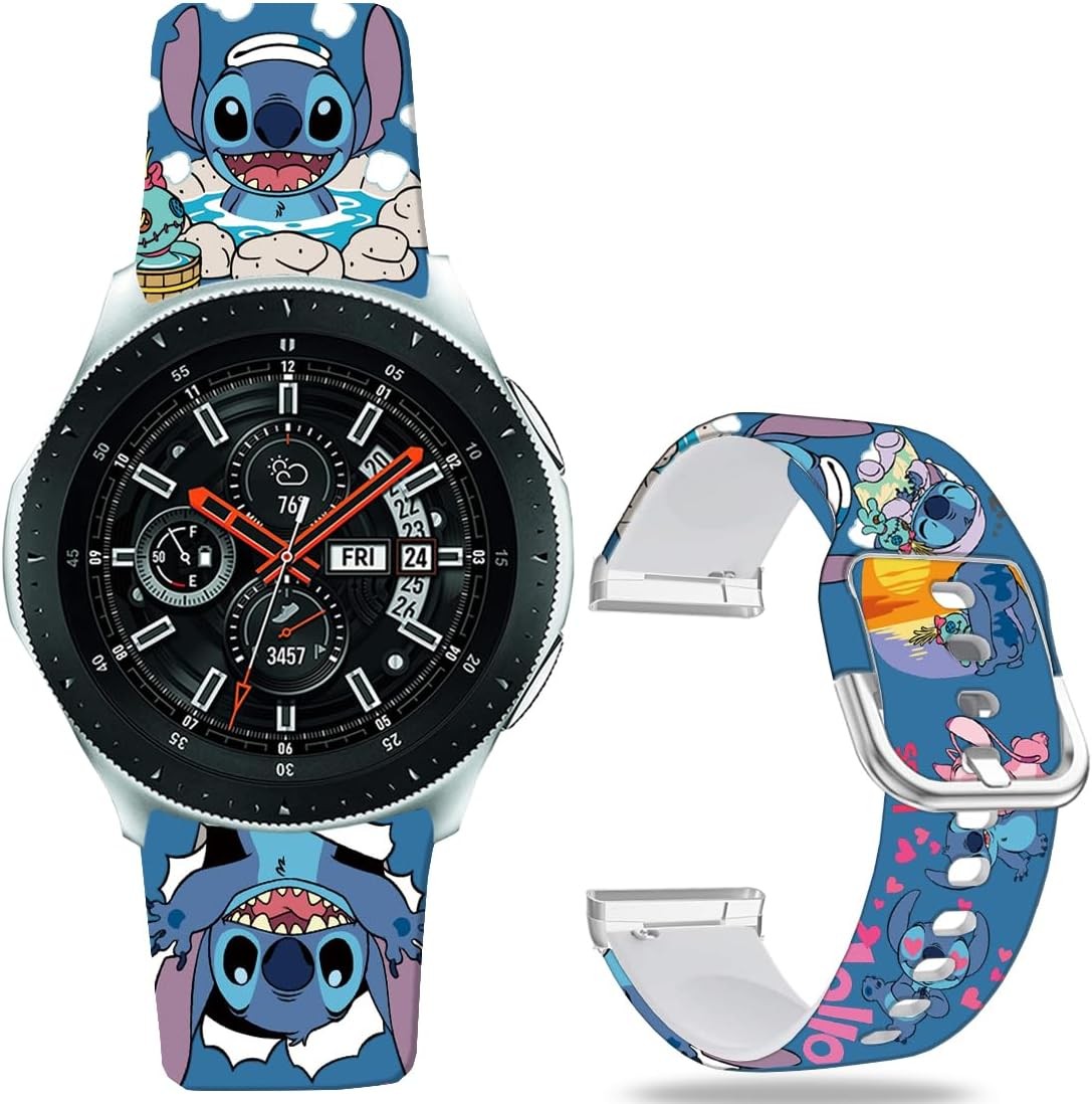 Soft Silicone Replacement Band for Samsung Galaxy Watch 46mm and Gear S3 Classic