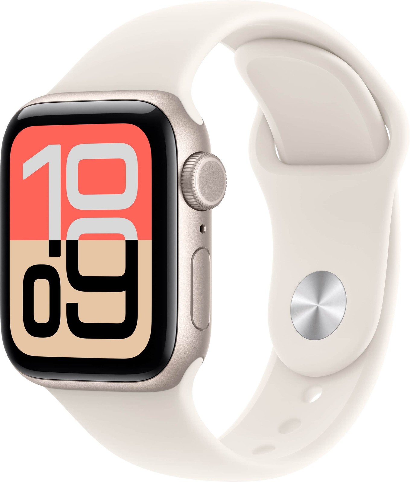 Apple Watch SE 3 40mm Starlight Aluminum – Starlight Sport Band MEH54LW/A