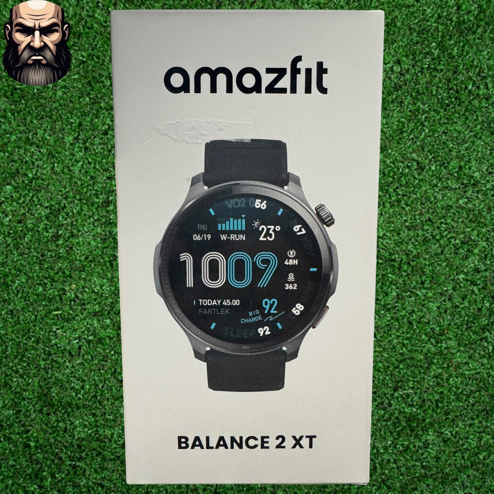 Amazfit – Balance 2 XT Smartwatch 47mm Silicone – Gray / Black – New