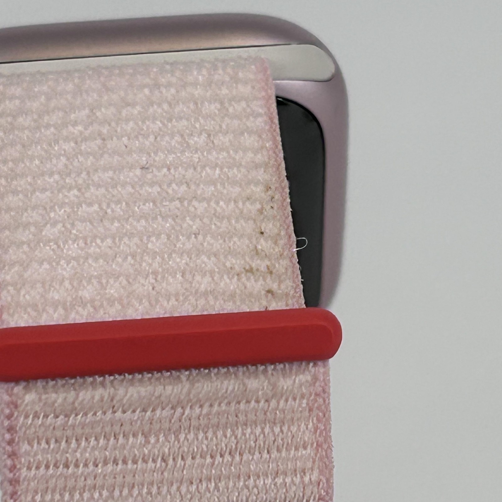 Apple Watch (Series 9) 45mm Pink Aluminum (LTE) w/ Pink Sport Loop – Excellent