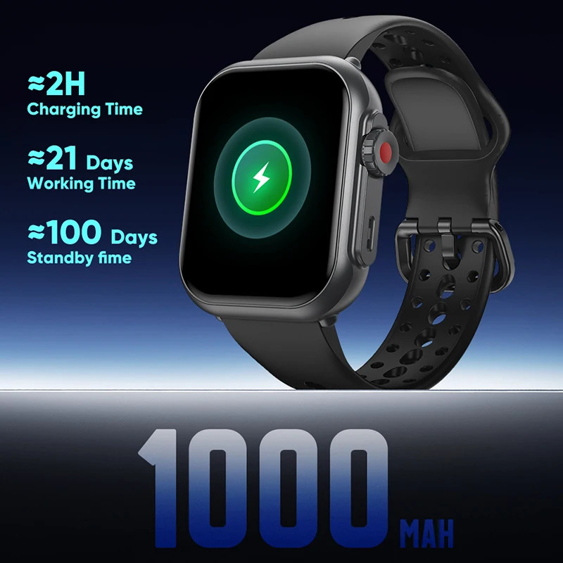 2025 New for Xiaomi Smart Watch Men Women 1.85-Inch HD AMOLED Full Touch Screen