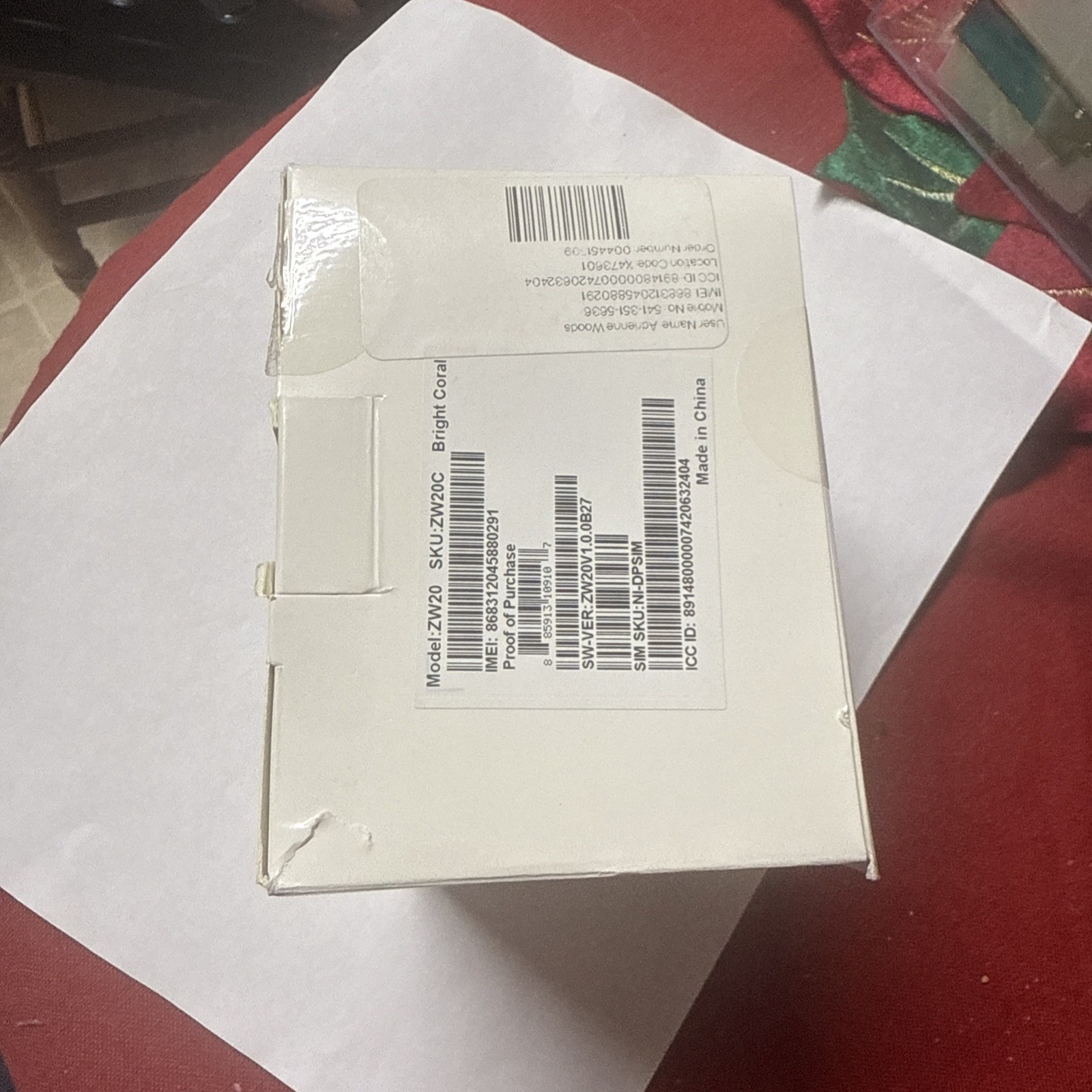Verizon gizmo 2 smart watch peach New in box