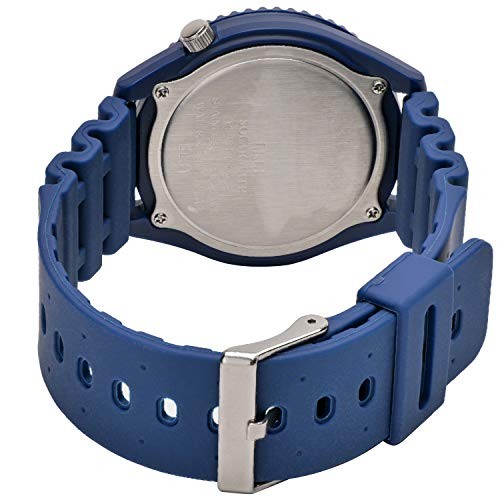 Citizen Q&Q H064-007 Solar Watch 10ATM Analog Urethane Strap Men’s Navy
