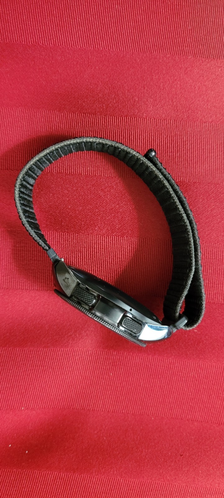 SAMSUNG GALAXY WATCH, 4G Black with upgraded watch band, 1 size fits all.