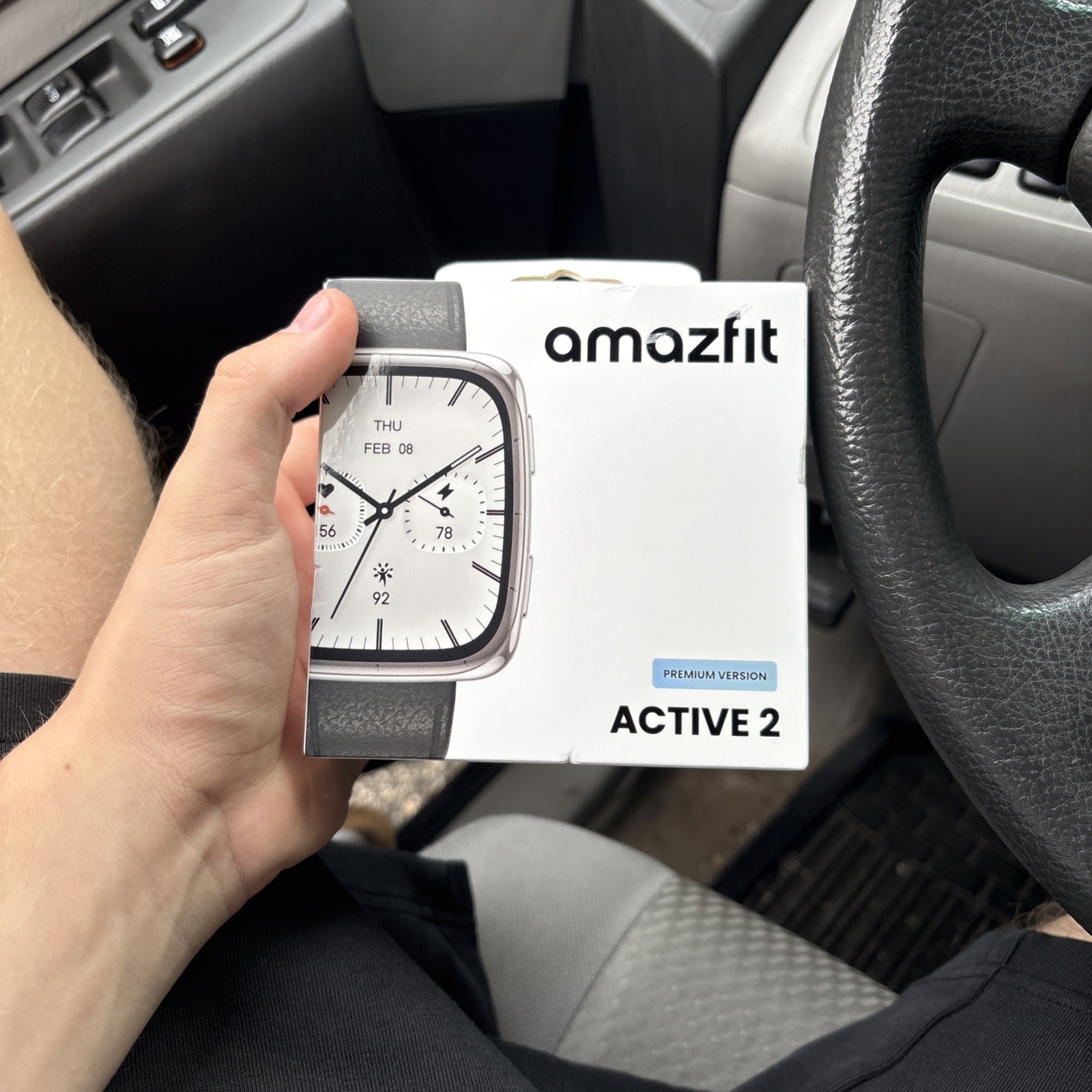 Amazfit Active 2 Premium Smart Watch (Square) 10 Day Battery,Sapphire Glass New