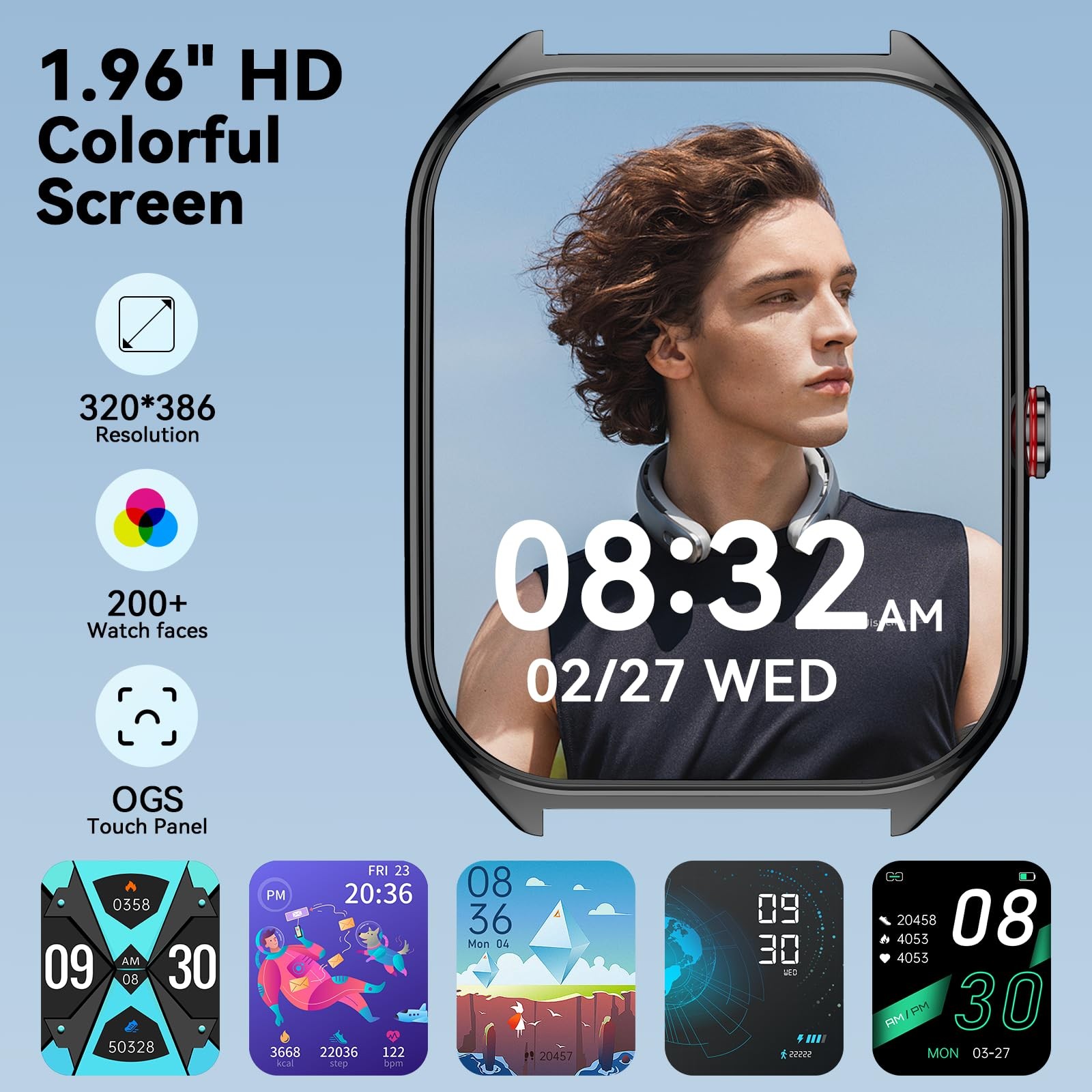 Fempoin 2026 Ai Smart Watch For Men Women Chatgpt 1000Mah Fitness Tracker