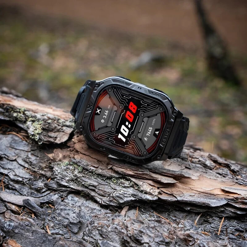 CARBINOX “BLAZE TYPE S ” Tactical Military Smartwatch IP69K Black – NEW w/ BONUS