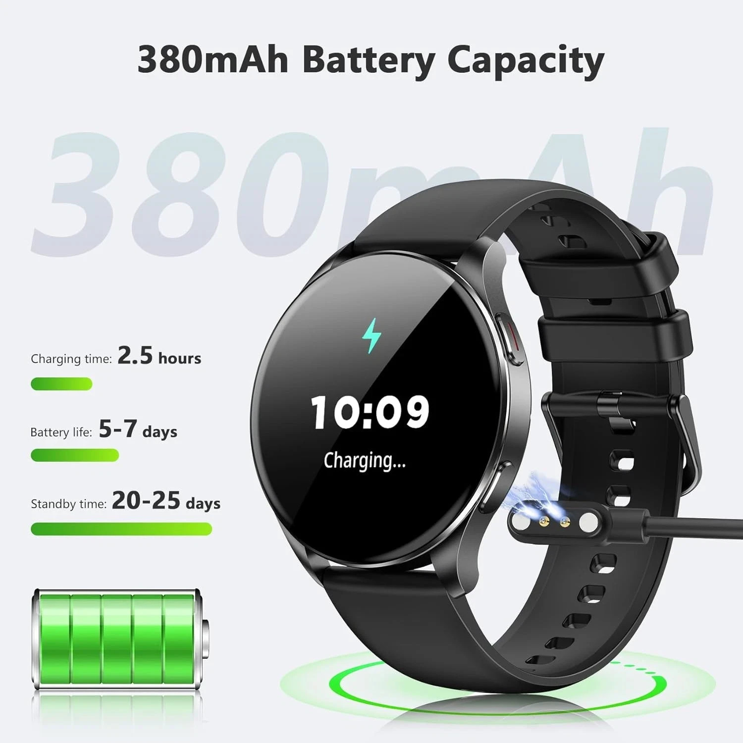 Smart Watch Women Men 1.43″AMOLED UltraClear (Make/Answer Calls) Fitness Tracker