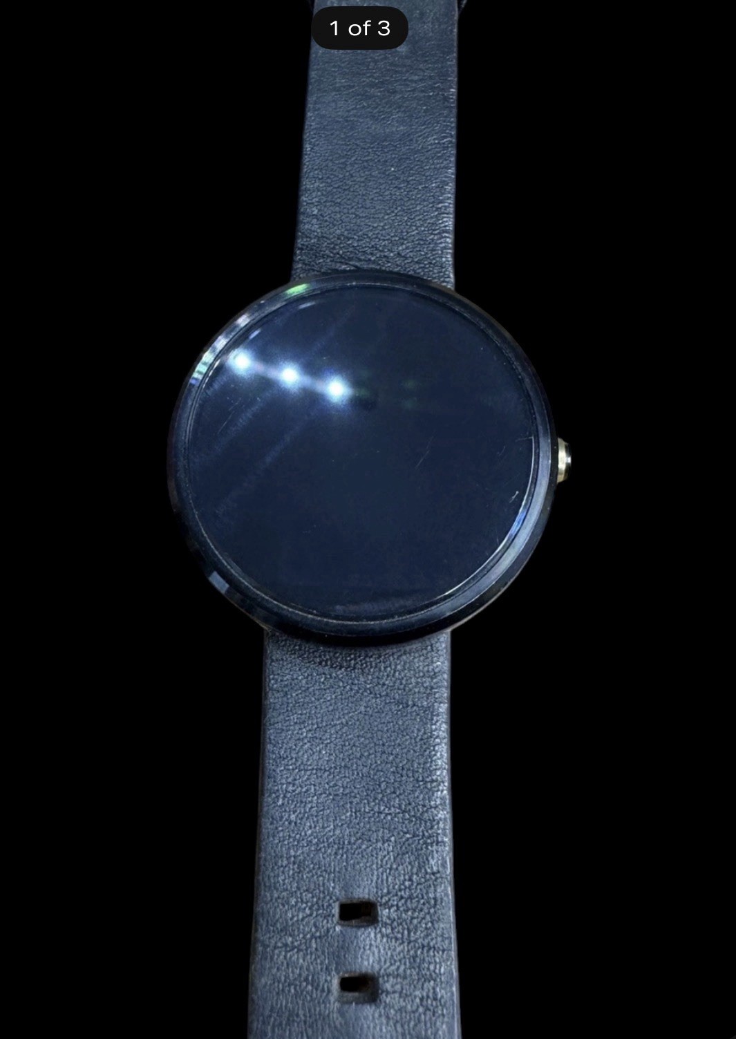 Motorola Moto 360 Smart Watch – Black UNTESTED