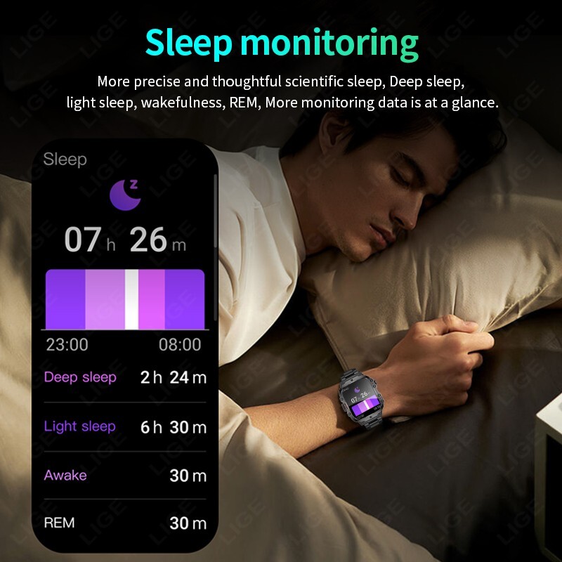 Smart Watch for Men Women Call Receive/Dial Fitness Blood Pressure Waterproof US