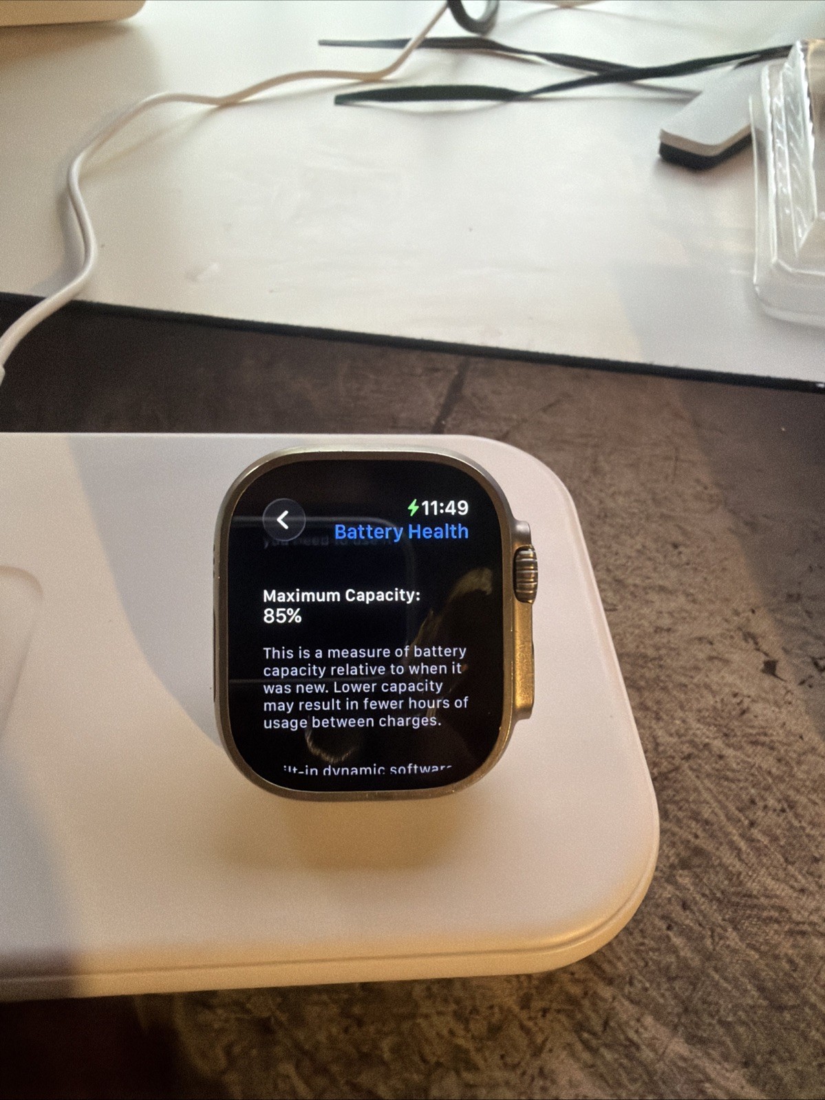 Apple Watch Ultra 1 With Apple Genuine 2 Bands Ocean Band And Trail Band M/L