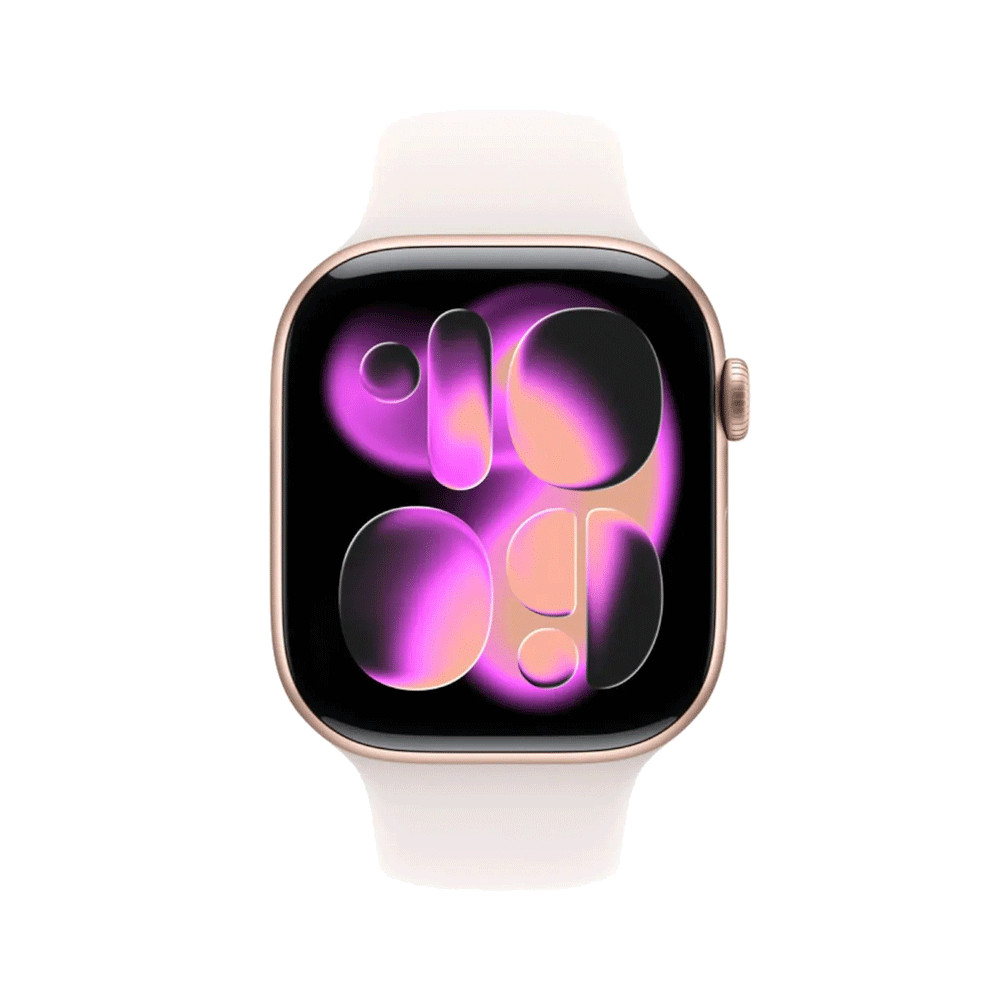 Apple Watch Series 11 46mm GPS Jet Black M/L Black Sport Band