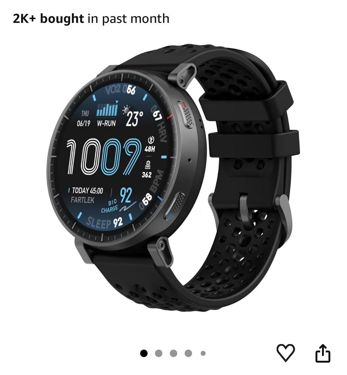 Amazfit Active Max Smart Watch 1.5 AMOLED 25 Day Battery