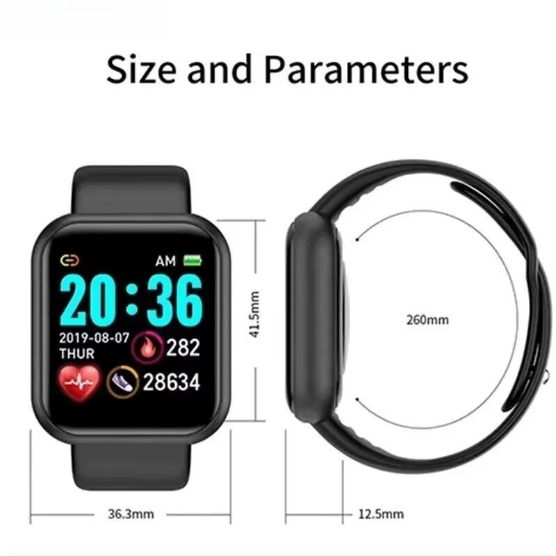 Smart Watch Multi Men Women Waterproof Heart Rate Monitor for iPhone Android USA