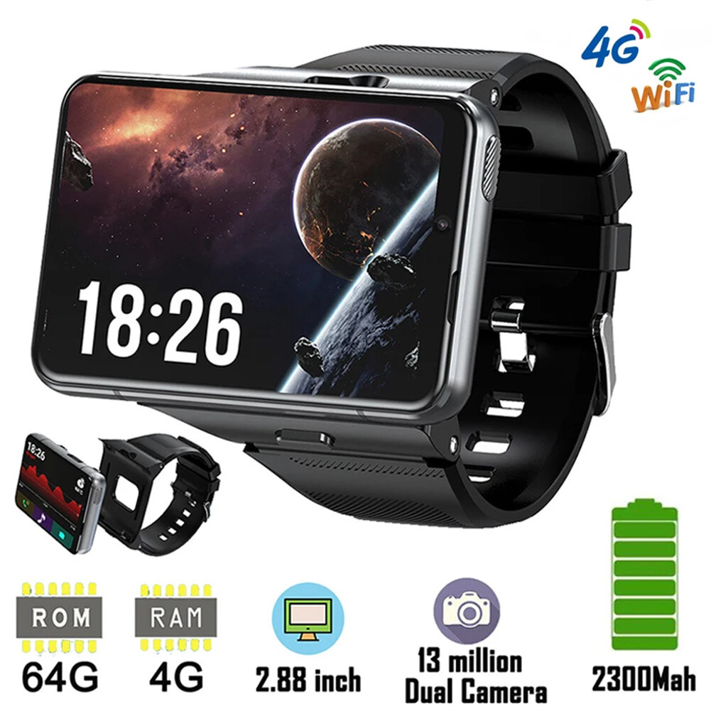 Men Smartwatch 4G WIFI 2.88 Inch Smart Watch Camera 2300mAh Android Video Call