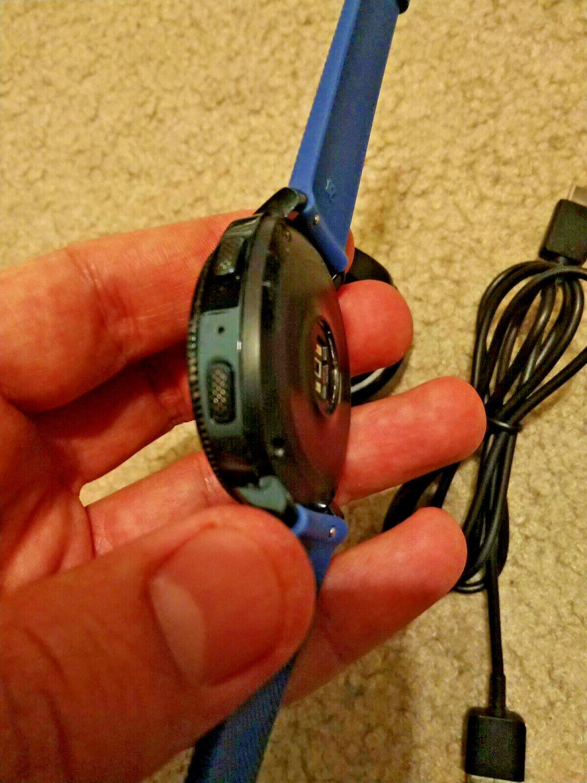 Samsung Gear Sport SM-R600NZKAXAR SM-R600, Blue, READ