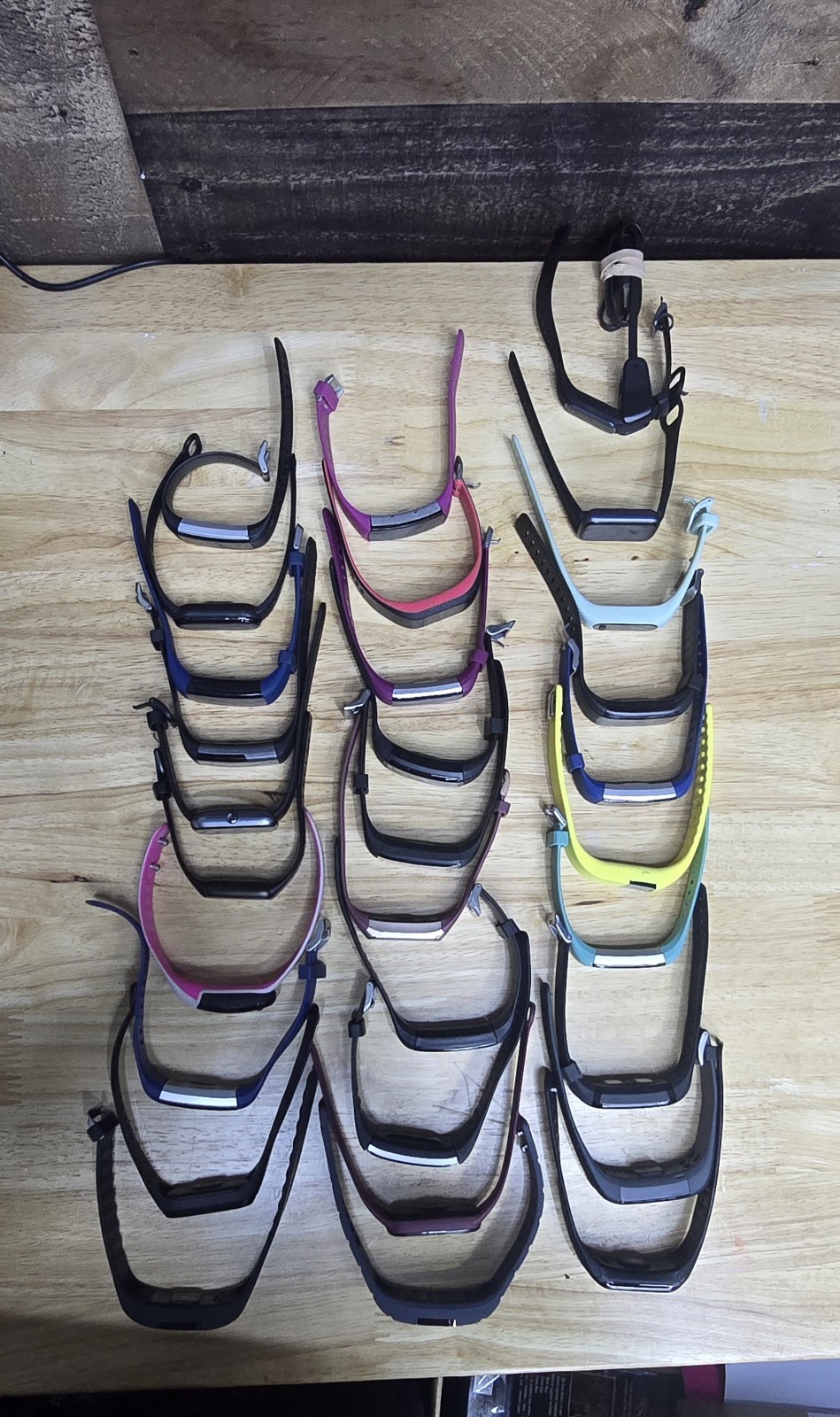 Lot of 30 Fitness Trackers Fitbit Garmin iFitness BiggerFive Vivosmart HR+