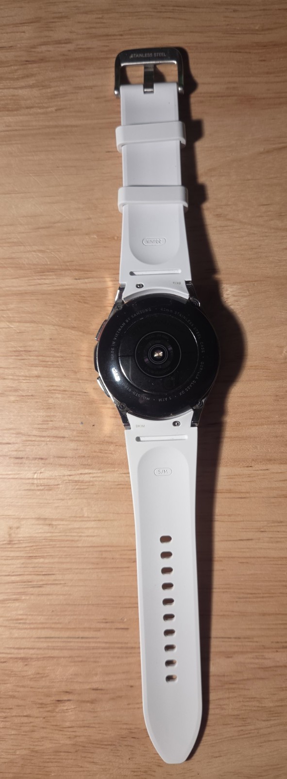 Samsung Galaxy Watch4 Classic SM-R880 42mm White & Silver Stainless Steel Bands