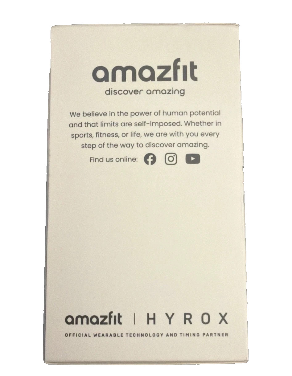 Smart Watch Amazfit Active 2 Premium Square Leather Strap – Brand New SEALED NIB