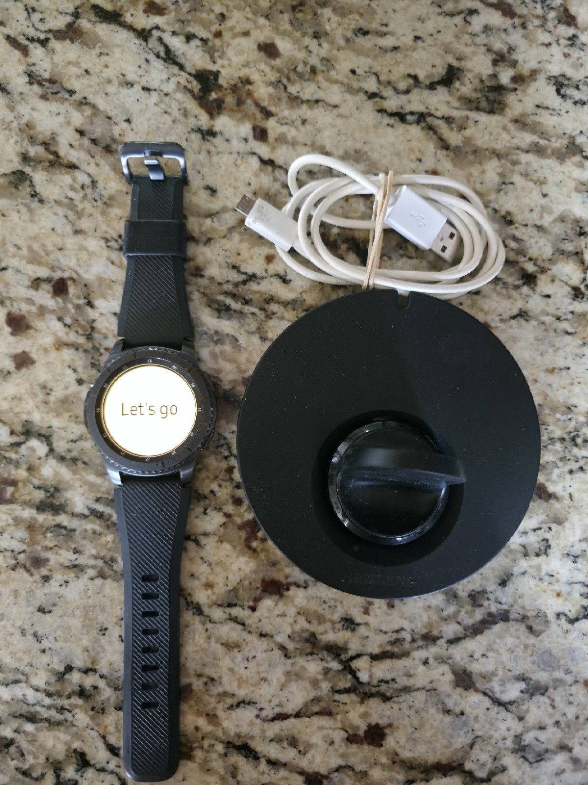 Samsung Galaxy Gear S3 Frontier 46mm With Black Sport Band