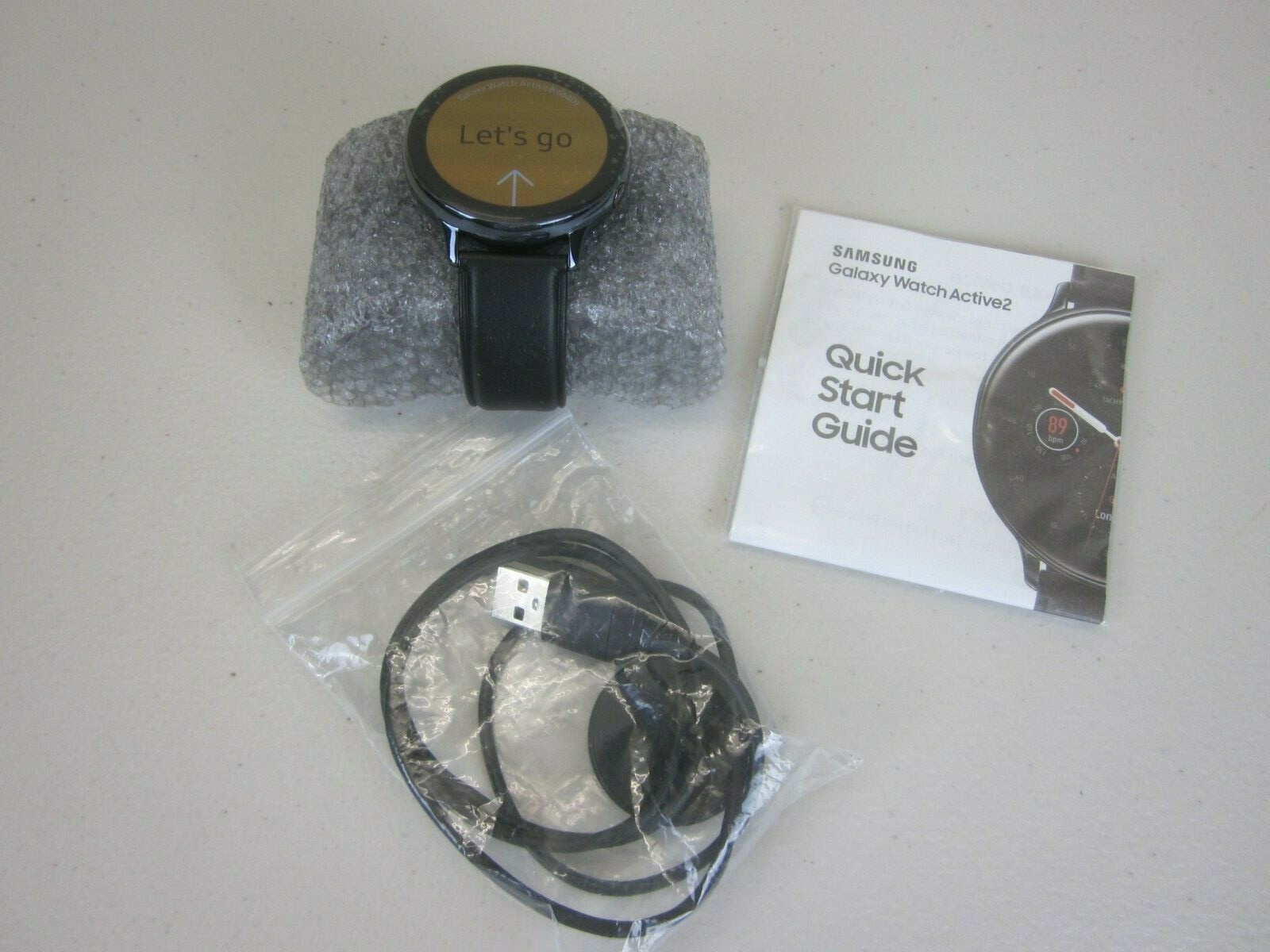Samsung Galaxy Watch Active 2 SM-R825U 44mm Stainless Steel – Black (Brand New)