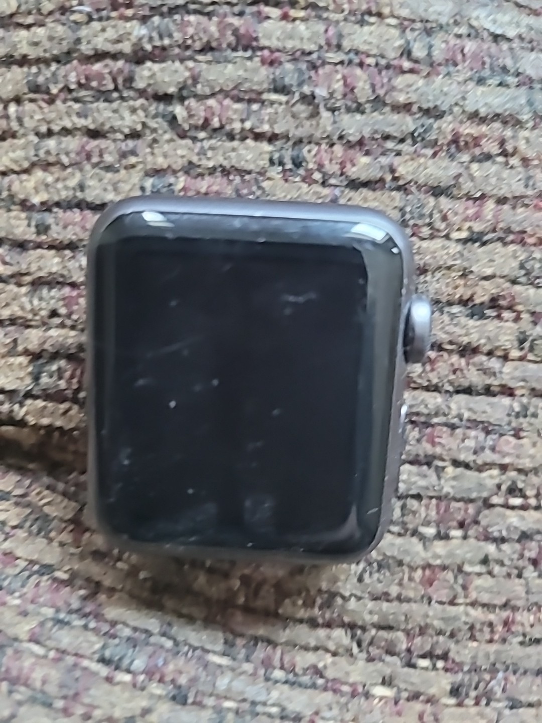Apple Watch Series 1 38mm Space Gray Aluminum Case Black Sport Band (MP022LL/A)