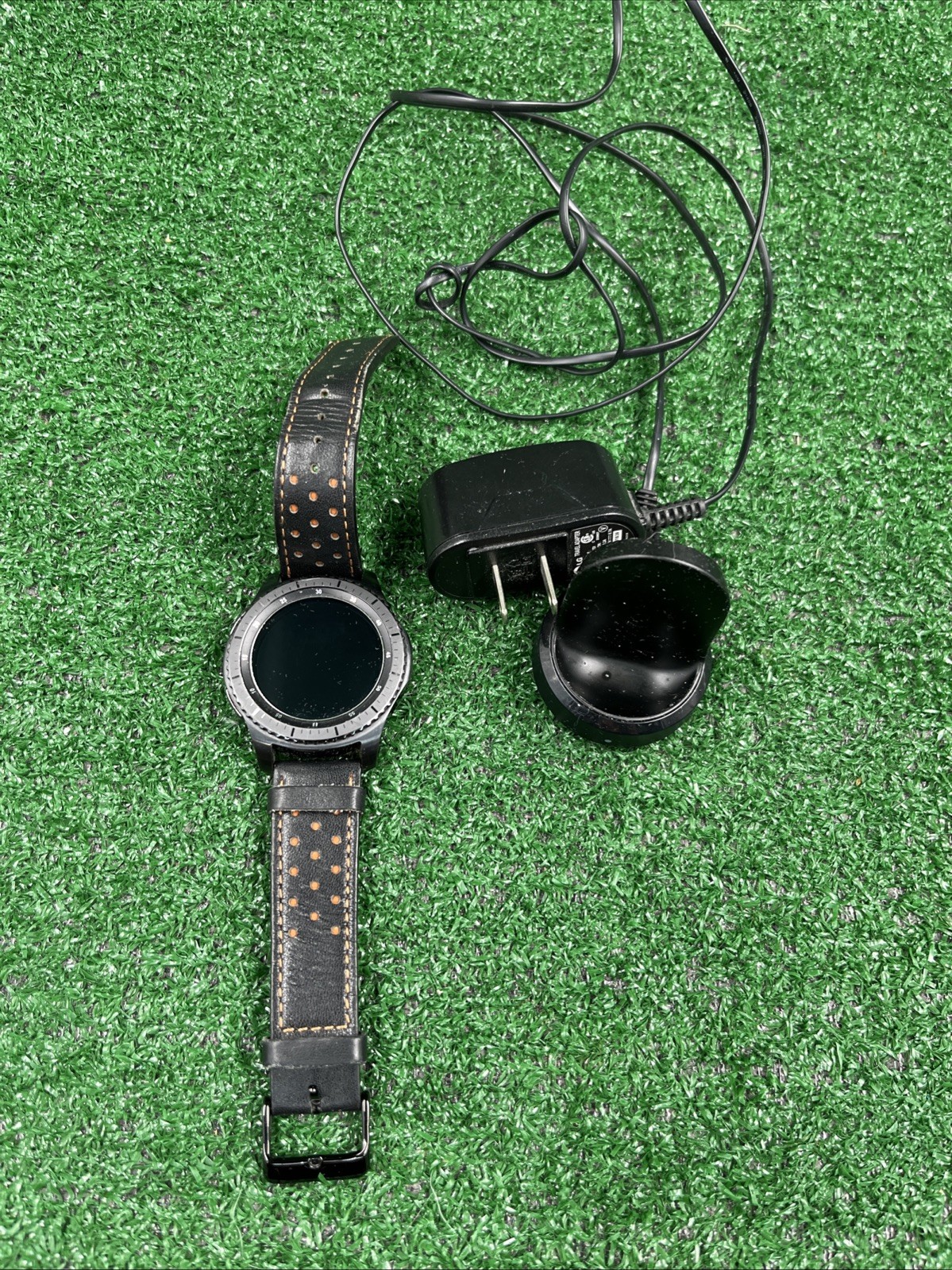 Samsung Gear S3 Frontier Smartwatch Black SM-R765T Stainless Steel OG Band