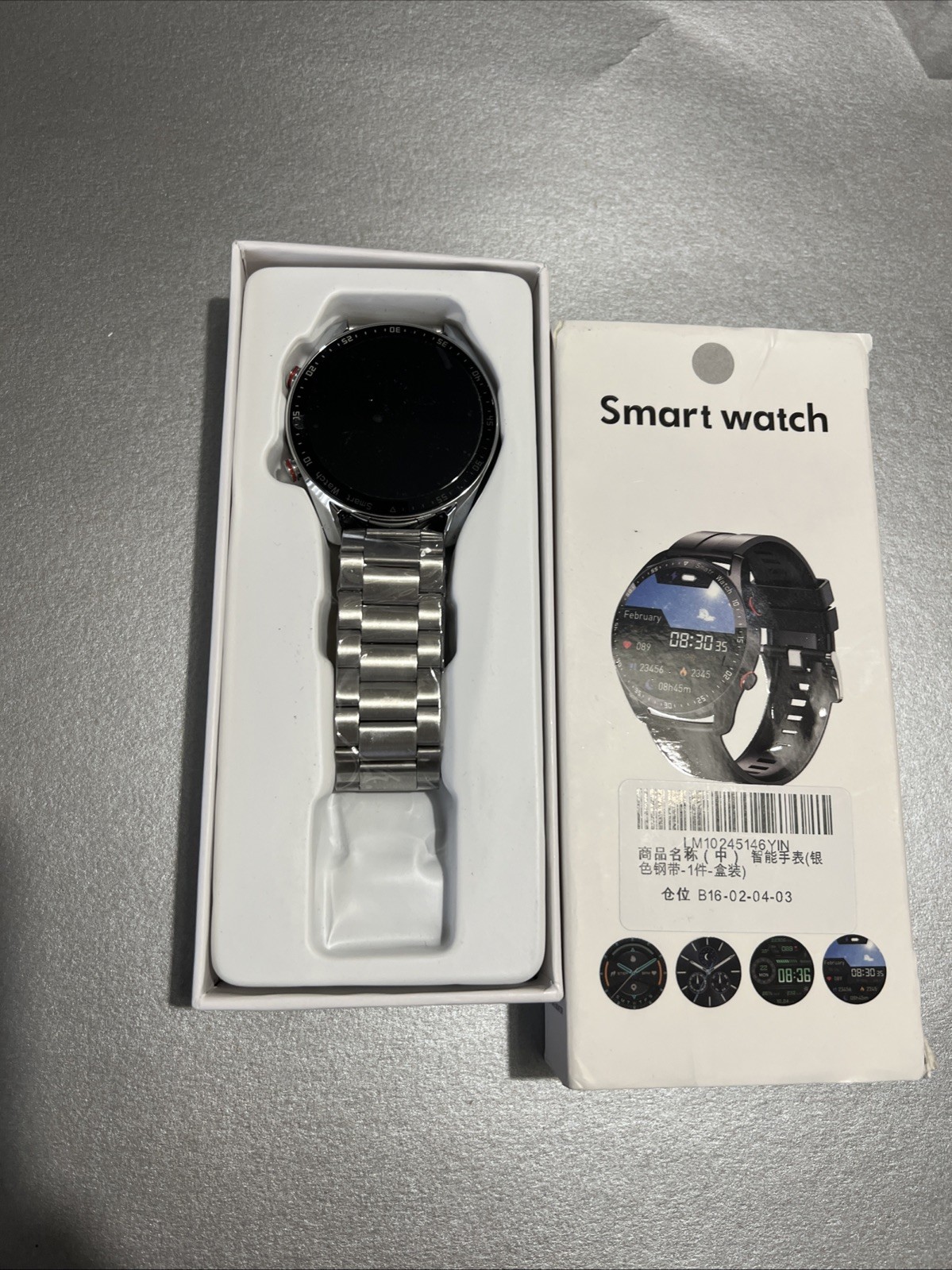 Smart Watch Men Bluetooth Call Smart Sports Fitness Tracker Smartwatch Steel