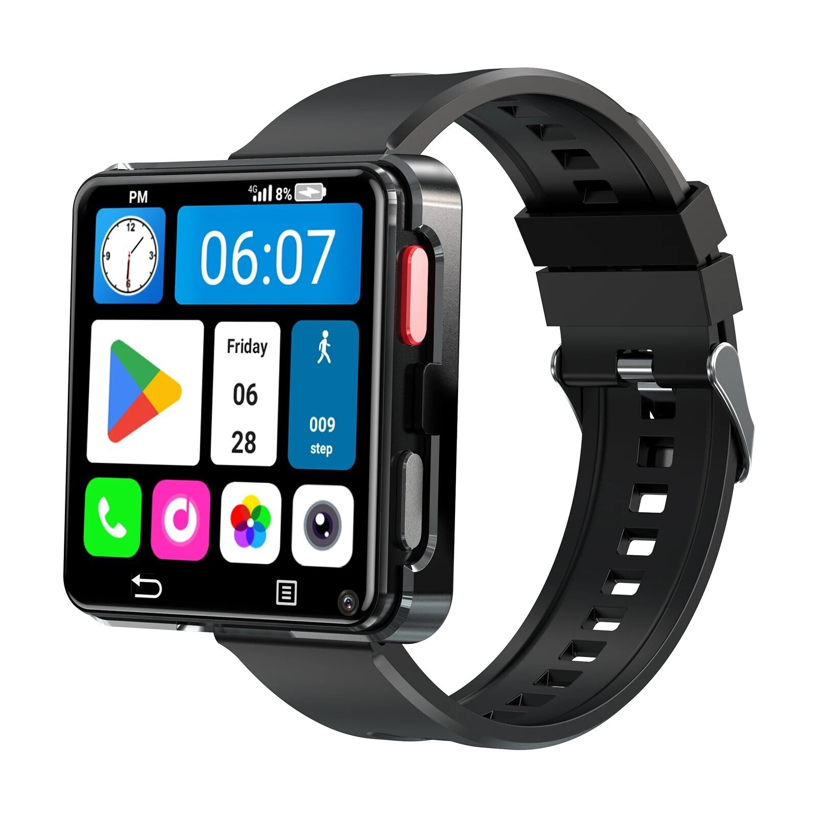 3+32GB SMART WATCH 2.64″ HD Screen 4G,5MP +5MP Dual cameras SIM GPS Android 11.0