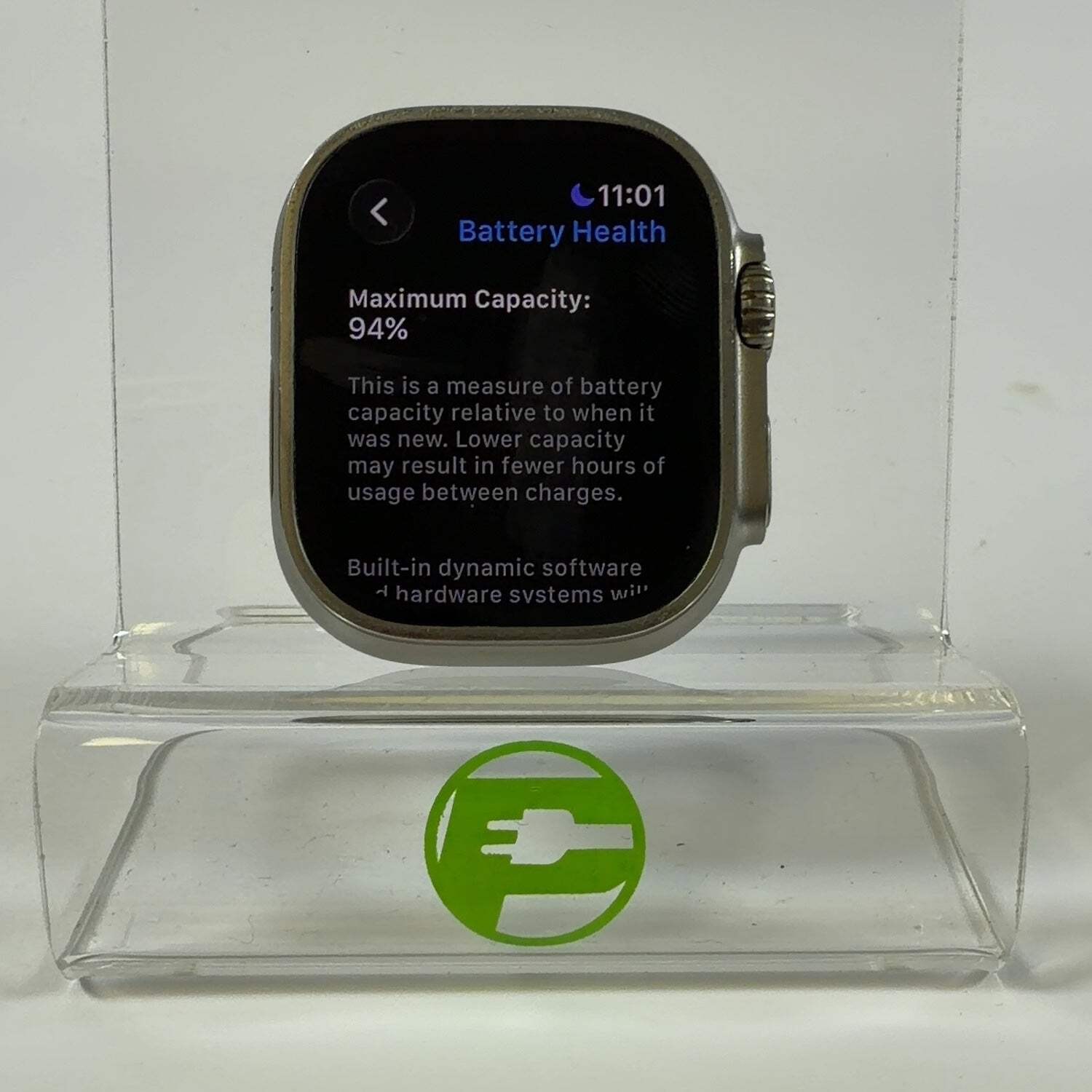 Unlocked Apple Watch Ultra 49MM Natural Titanium MQET3LL/A Face Only