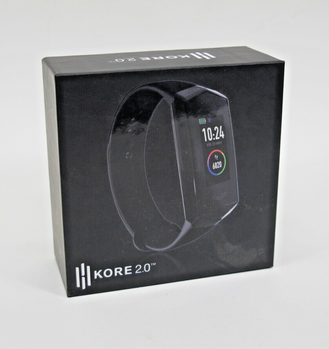 Kore 2.0 Smart Watch Fitness Tracker Heart Monitor Step Tracker Black