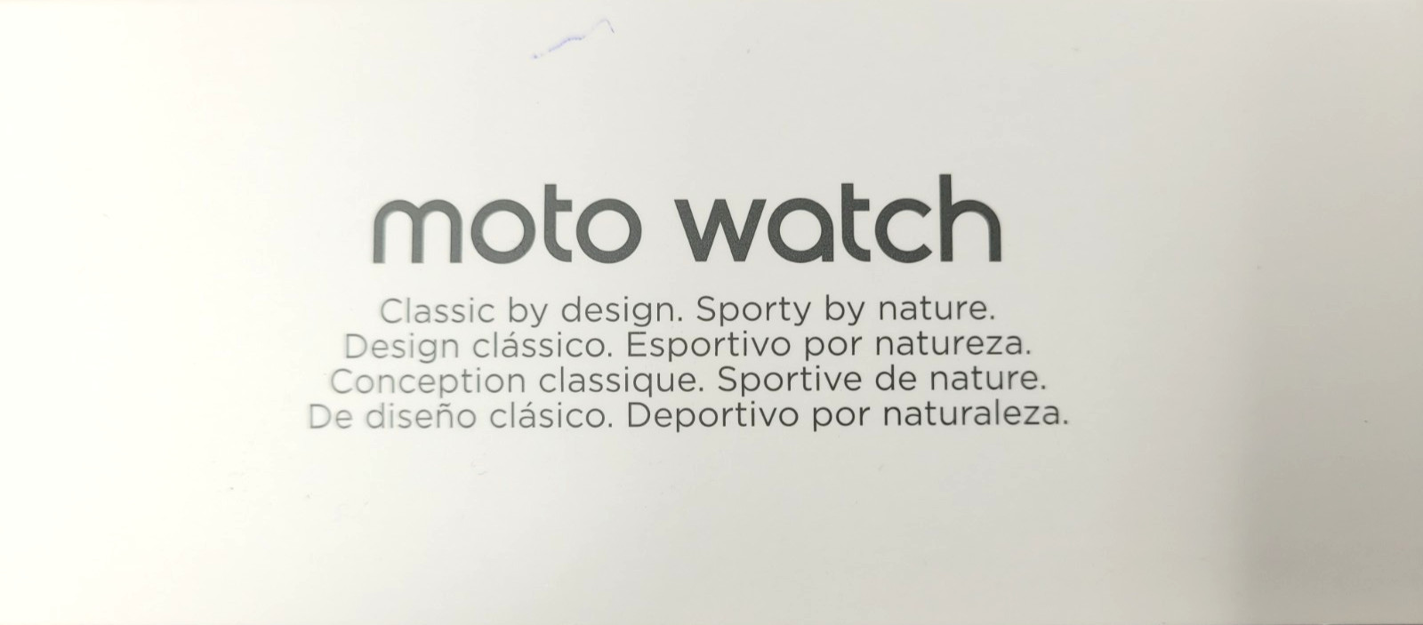 New Motorola Moto Watch 2026 XT2547-2 Smartwatch Volcanic Ash Silicone Sealed