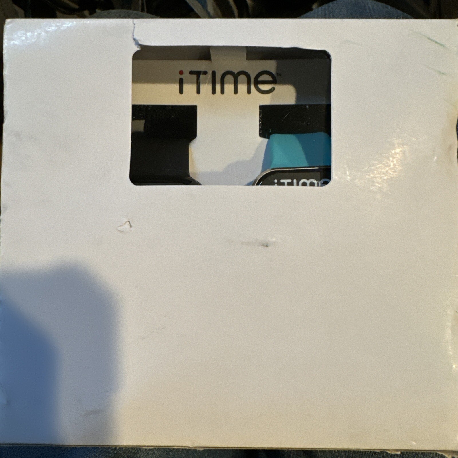 iTime Adult Unisex Smart Watch with Silicone Strap Set in Black and Green (ITE30