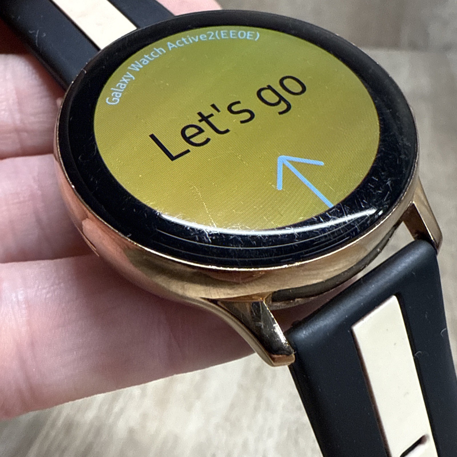 Samsung Galaxy Watch Active SM-R500 40mm Rose Gold Bluetooth Factory Reset