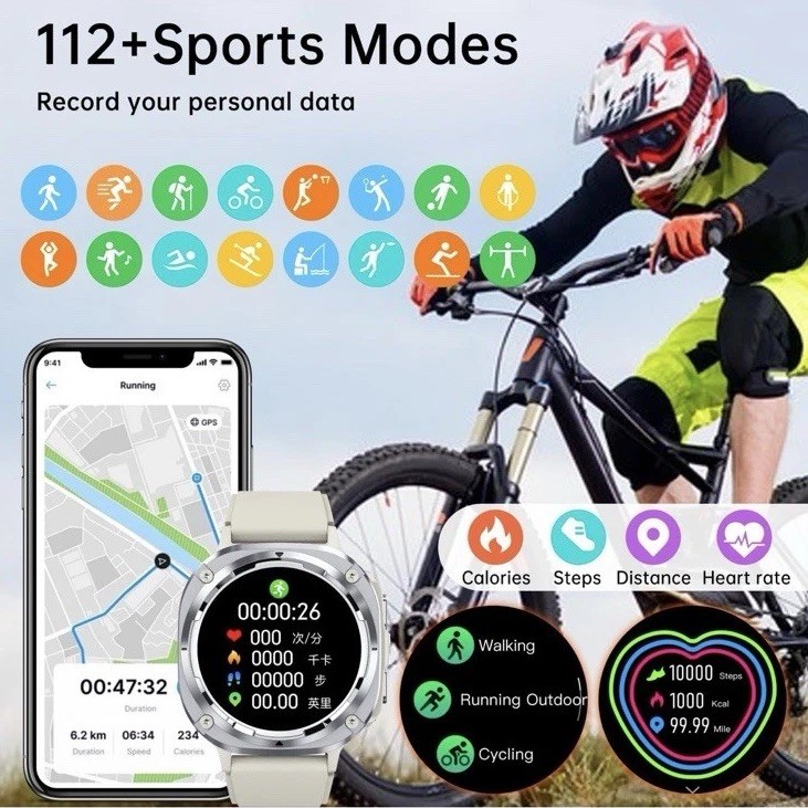 Bluetooth Call Smart Watch Men Fitness Tracker Health Monitor Smartwatch New