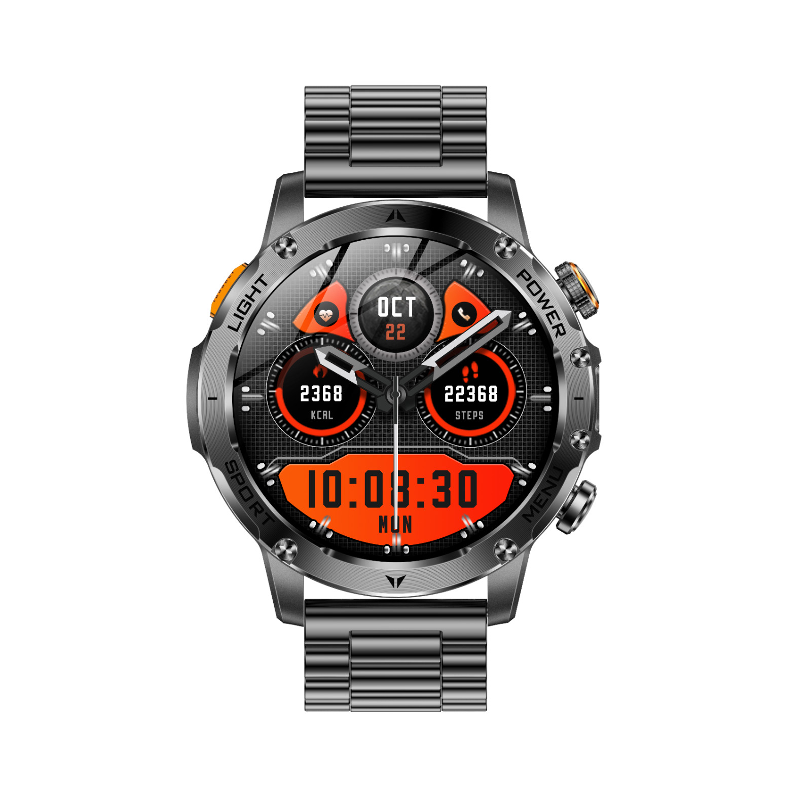 Military Smart Watch for Men Bluetooth Call 1000mAh iOS Android Waterproof
