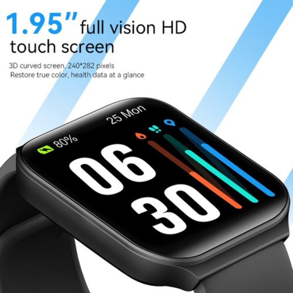 IDW16 Smart Watch with Heart Rate Monitor – Message Reminder, Long Battery Life