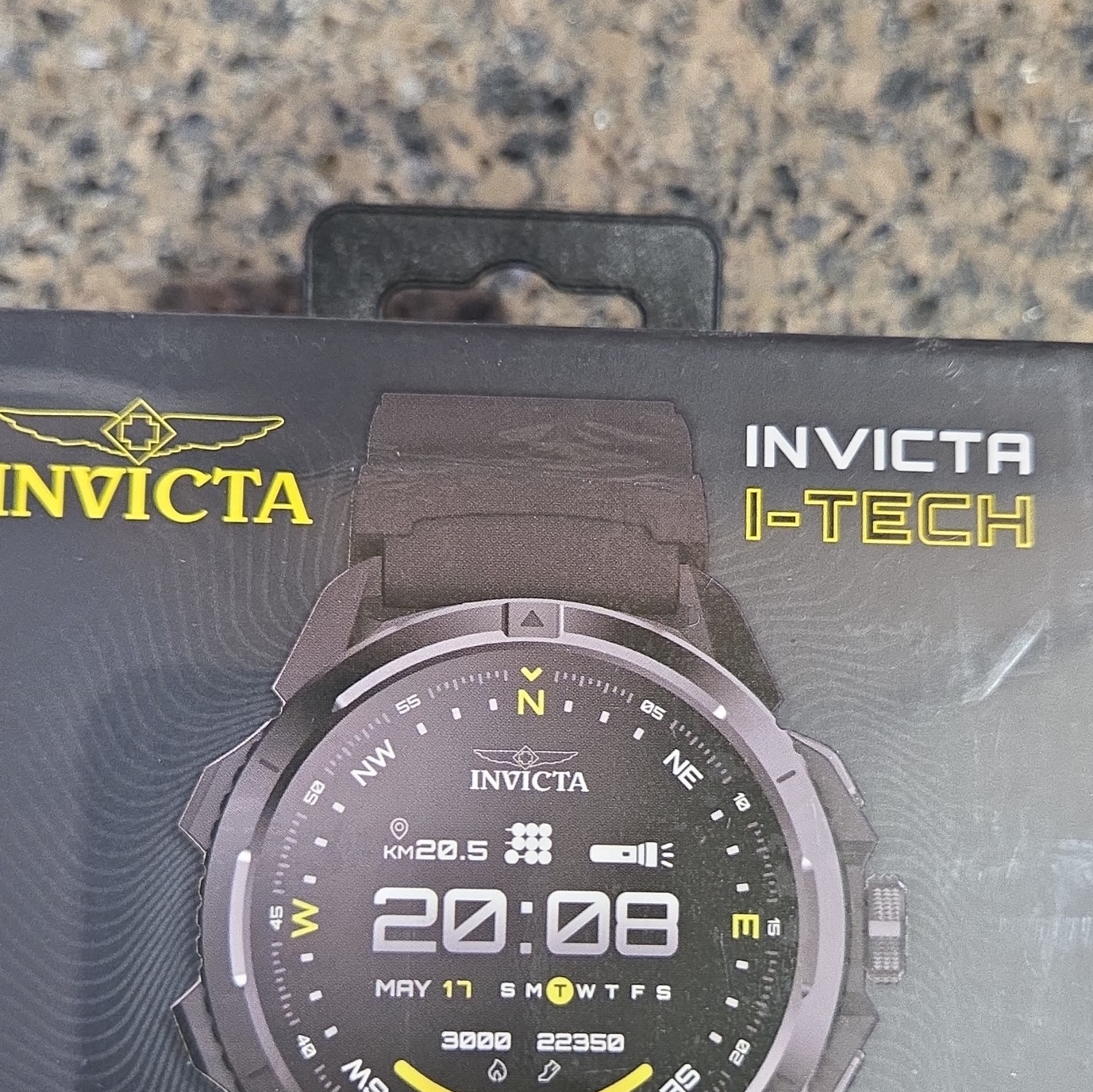 NEW Invicta ITECH-010 I-Tech Smartwatch – 54mm White AMOLED GPS – NIB