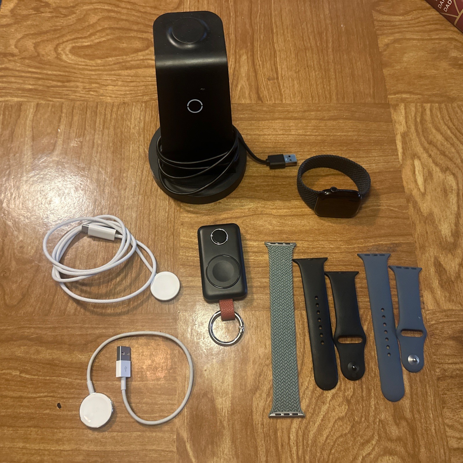 Apple Watch Series 11 GPS, 42mm Jet Black Aluminum Case with Accessories