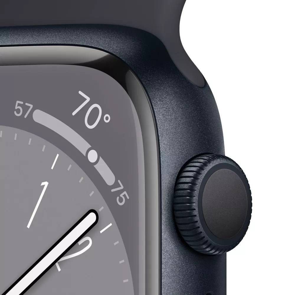 Apple Watch Series 8 (GPS) 45mm Aluminium Case (Midnight) with Sport Band (Good)