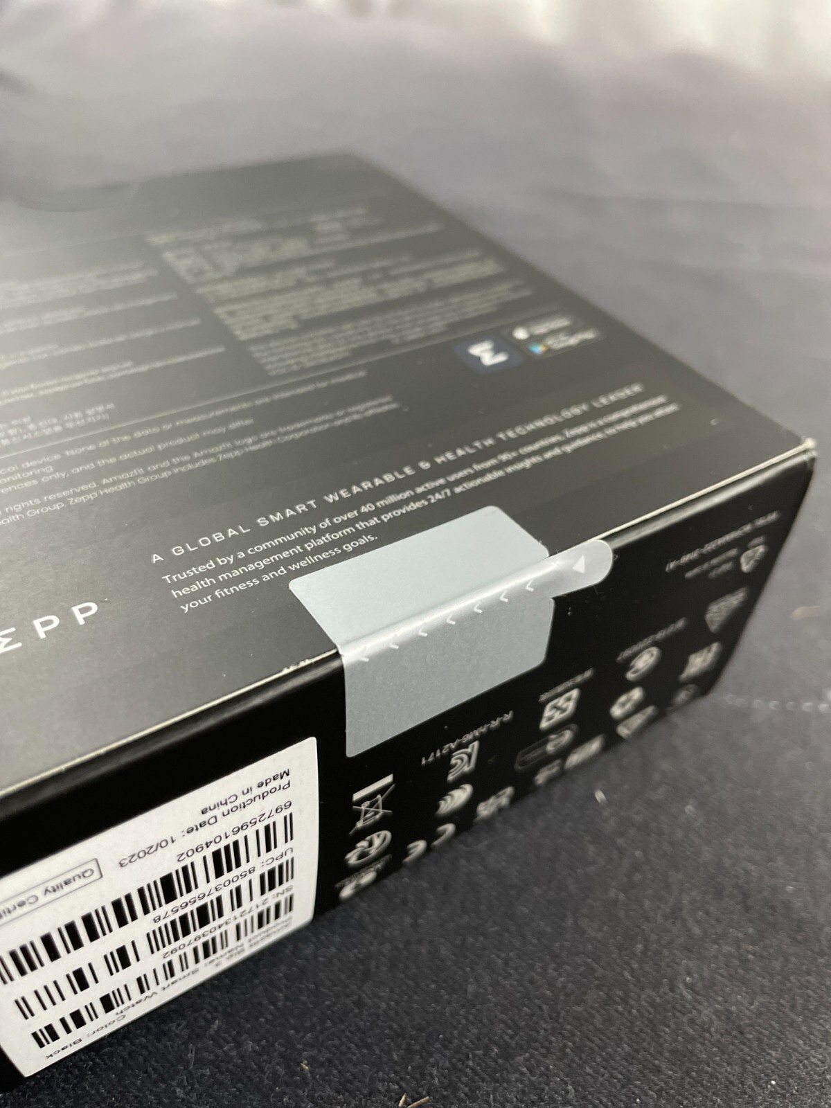 Amazfit Bip 3 A2172 Black 1.69″ Large Color Display Bluetooth Smartwatch