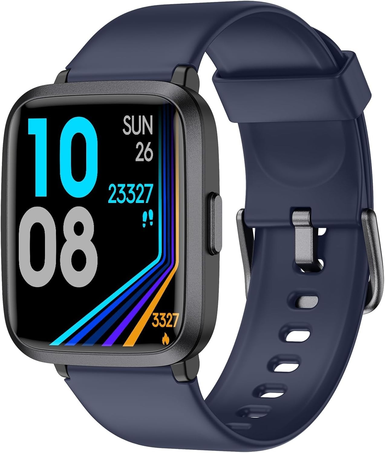 Multi-Sport Waterproof Fitness Watch with Activity Tracking & Long Battery Life
