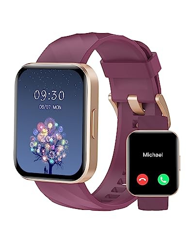 Smart Watches for Women Men (Answer/Make Calls) Compatible with Purple