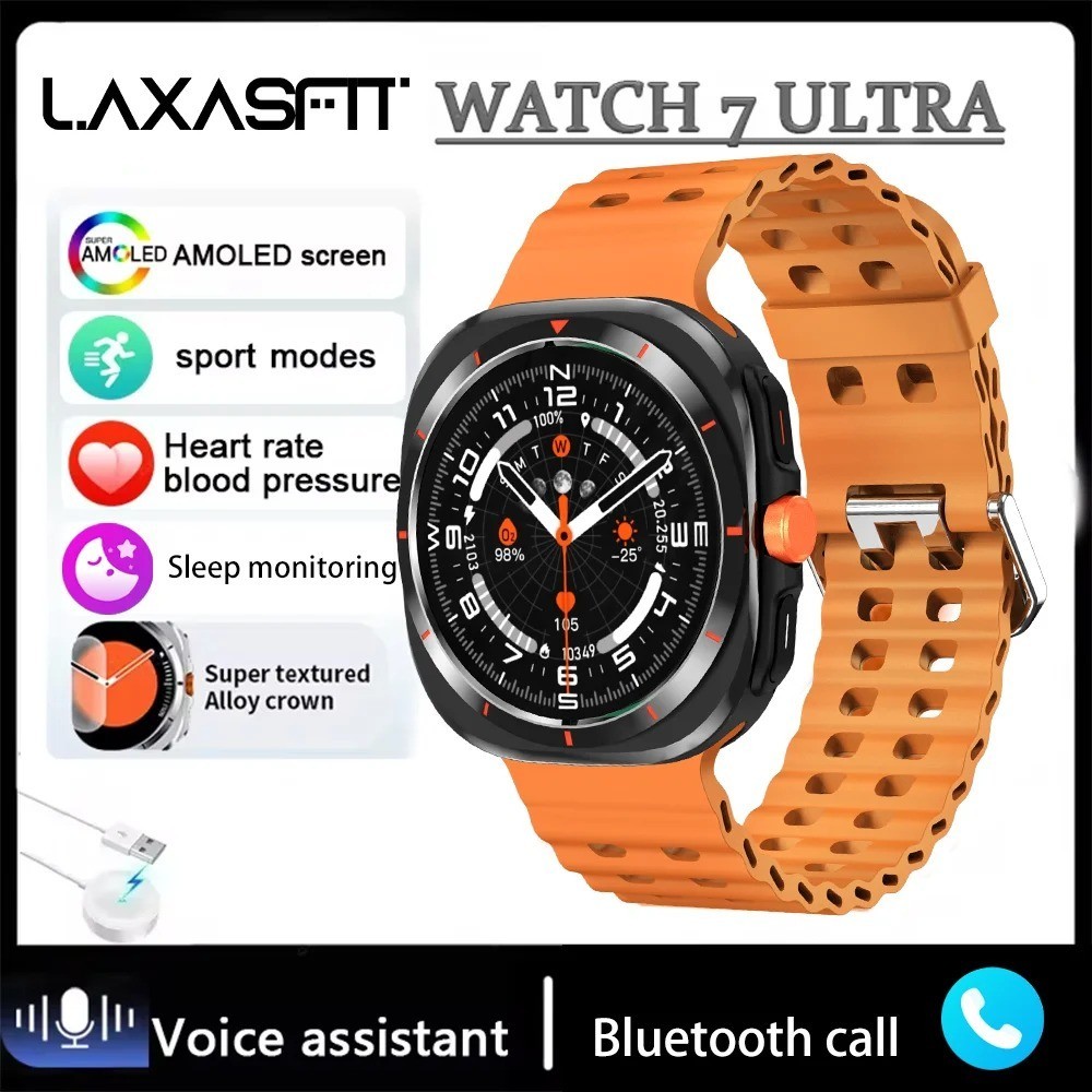 2025 Smartwatch Men Women AMOLED GPS Bluetooth Call Fitness Tracker Gym Fun Gift