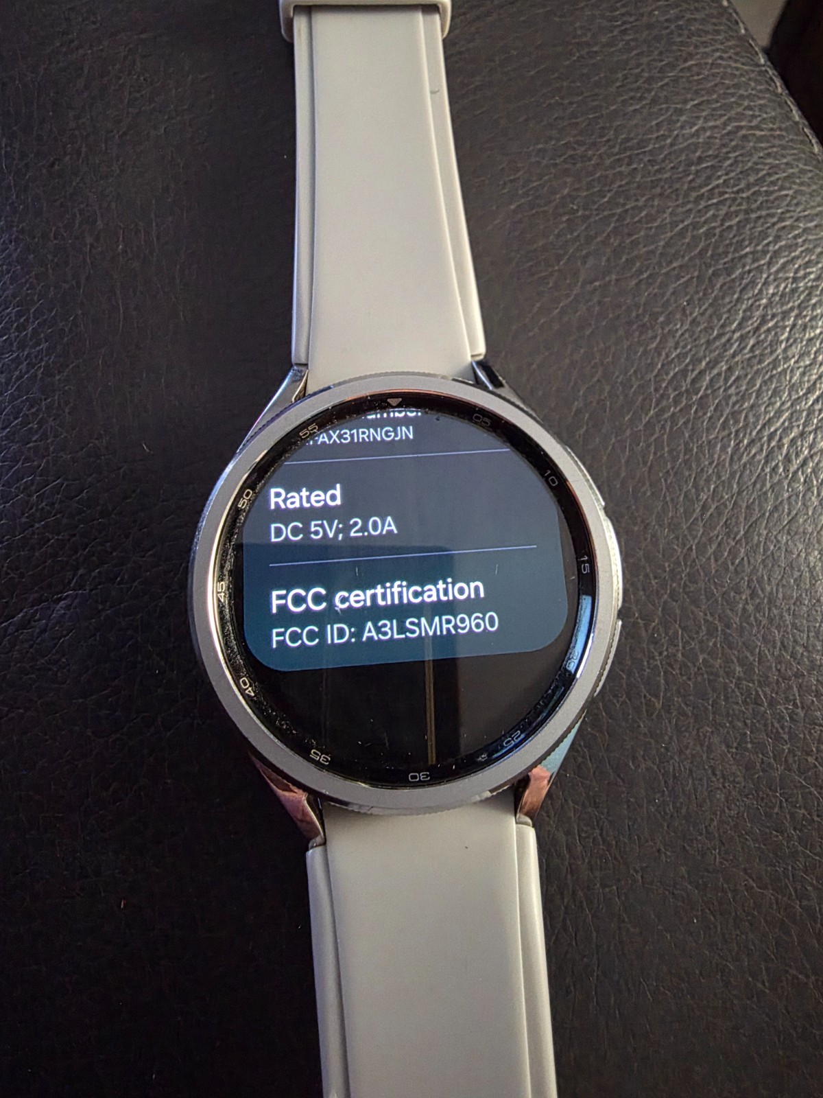 Samsung Galaxy Watch6 Classic SM-R960 47mm Stainless Steel Case with Hybrid Band