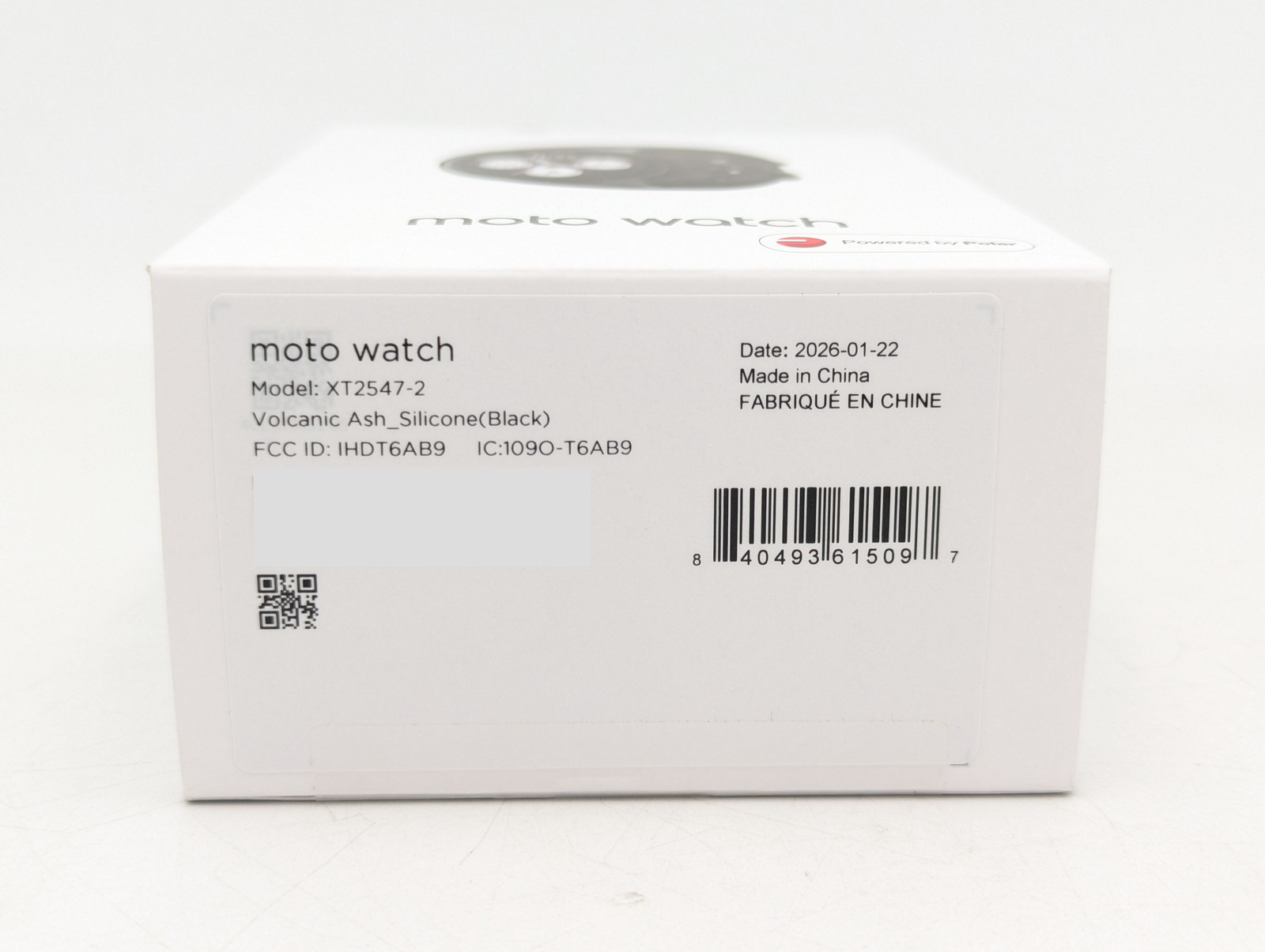 Motorola Moto Watch 47mm Smartwatch (XT2547-2) Volcanic Ash Sillicone