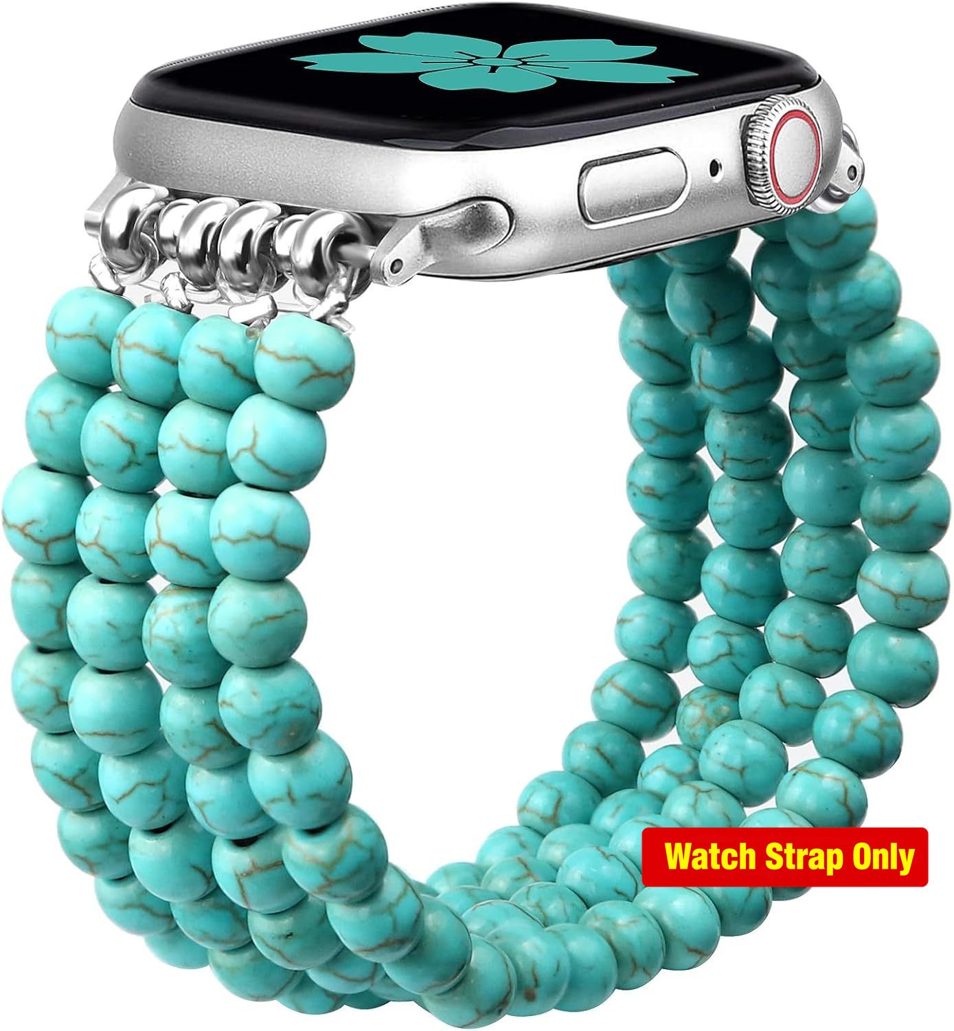Natural Stone Strap Compatible with Apple Watch Series 10/11 38mm 40mm 41mm